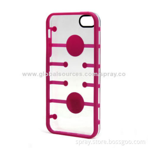 Transparent Crystal Clear Hard TPU Case Covers for iPhone 5, 5S, Different Colors Available